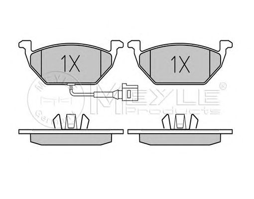 set placute frana,frana disc VW A3/BORA/GOLF 4/POLO/OCTAVIA/FABIA/IBIZA