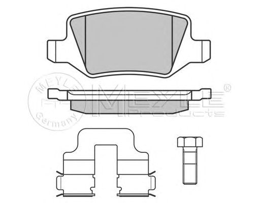 set placute frana,frana disc MERCEDES-BENZ W168 A-CLASSE/ VANEO