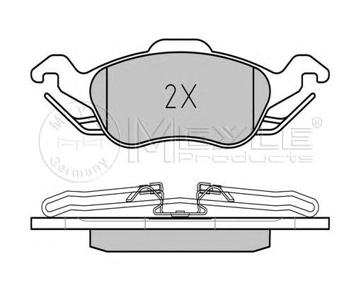 set placute frana,frana disc FORD FOCUS 98-