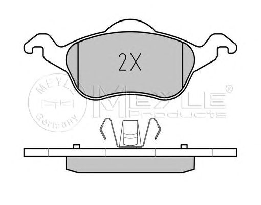 set placute frana,frana disc FORD FOCUS 1,4-2,0 10/98-