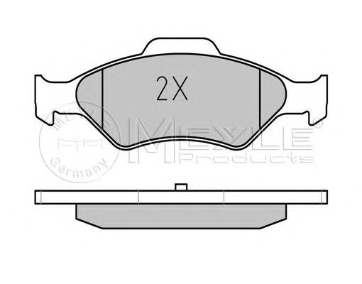 set placute frana,frana disc FORD FIESTA 96-