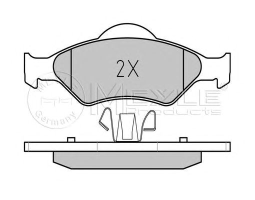 set placute frana,frana disc FORD FIESTA KA 96-