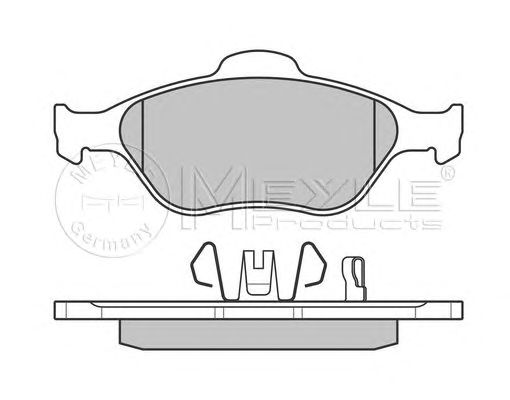 set placute frana,frana disc TOYOTA YARIS 06- France