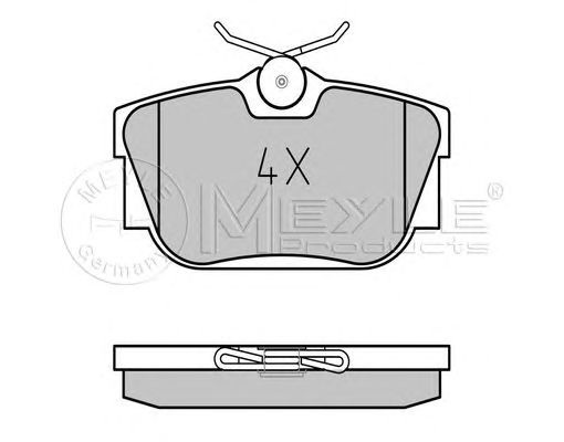 set placute frana,frana disc VW T4 09/90-97