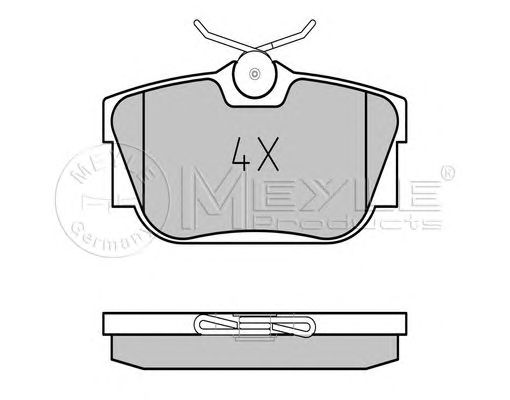 set placute frana,frana disc VW T4 90-97