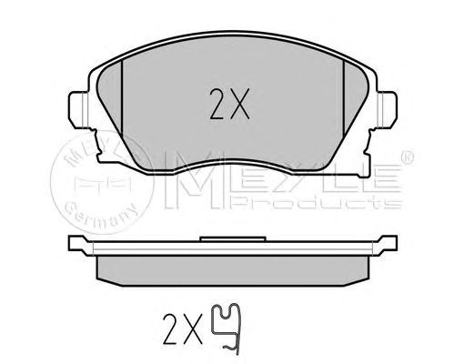 set placute frana,frana disc OPEL CORSA C/COMBO 01-