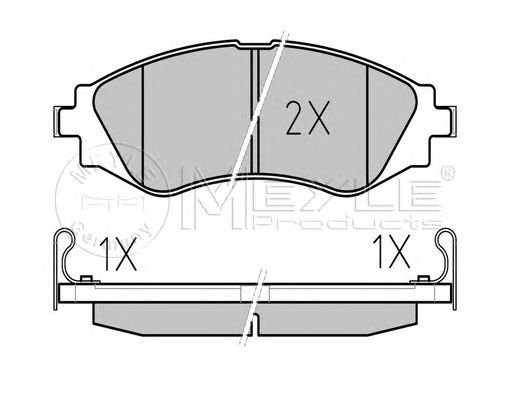 set placute frana,frana disc DAEWOO LANOS 14"/NUBIRA/LEGANZA