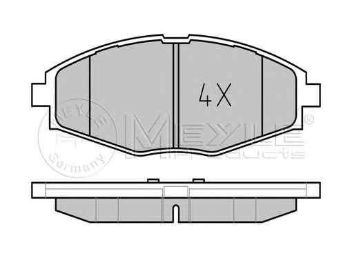 set placute frana,frana disc DAEWOO LANOS