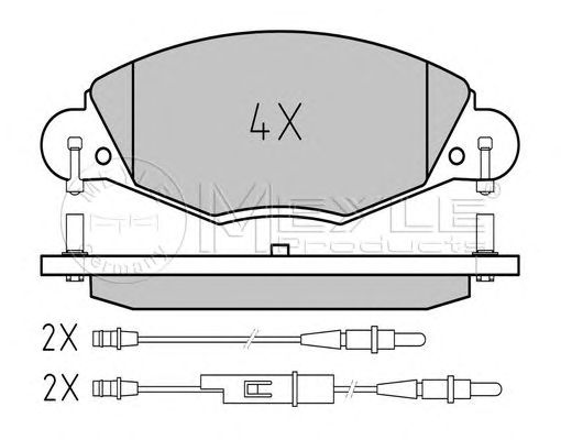 set placute frana,frana disc CITROEN C5