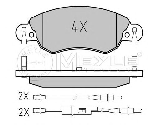 set placute frana,frana disc CITROEN C5 01- 1,8 16V