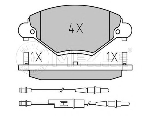 set placute frana,frana disc CITROEN C5 01-