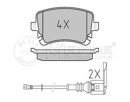 set placute frana,frana disc VW T5 03- 1,9-3,2