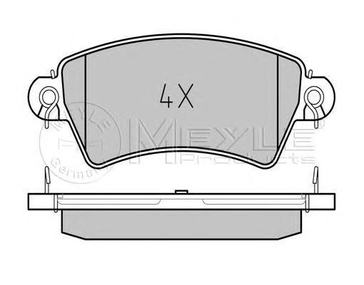 set placute frana,frana disc CITROEN XSARA