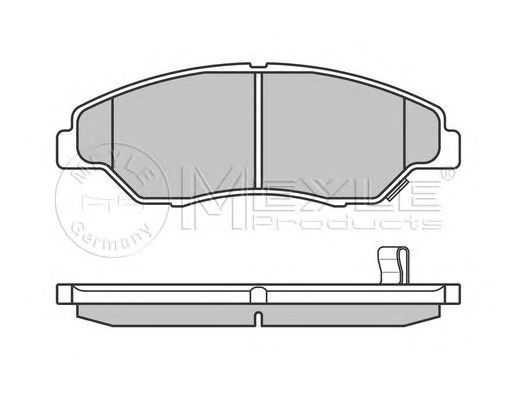 set placute frana,frana disc KIA SPORTAGE II 98-