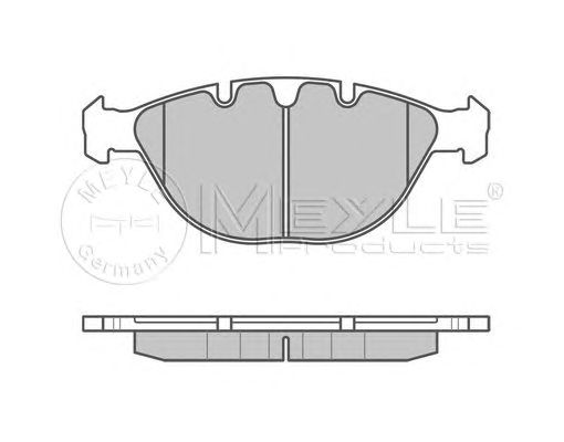 set placute frana,frana disc BMW E65 01-