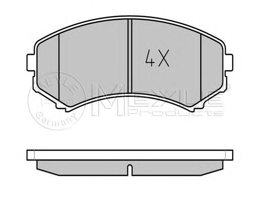 set placute frana,frana disc MITSUBISHI PAJERO 00-/LAND CRUS