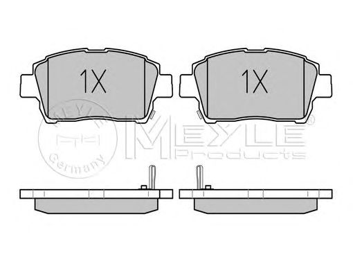 set placute frana,frana disc TOYOTA CELICA