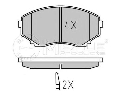 set placute frana,frana disc MAZDA MPV 99-06