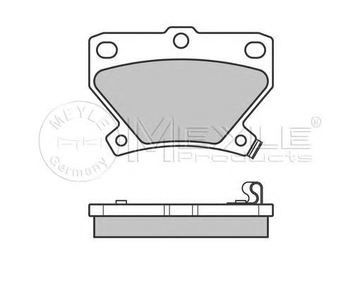 set placute frana,frana disc TOYOTA COROLLA 01-/YARIS 99-/PRIUS 00-