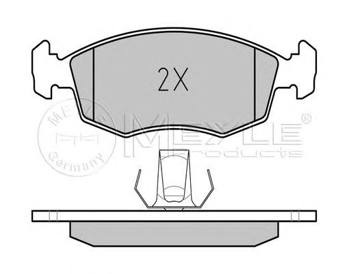 set placute frana,frana disc FIAT PALIO/SIENA