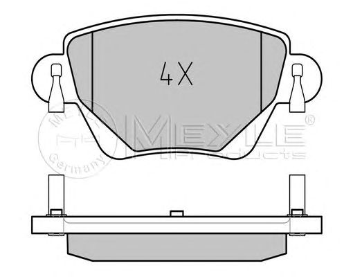 set placute frana,frana disc FORD MONDEO 00-