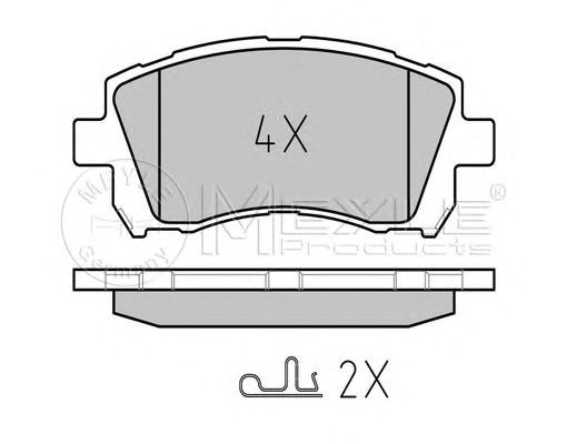 set placute frana,frana disc SUBARU IMPREZA 00-/FORESTER/LEGACY 98-