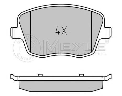 set placute frana,frana disc SEAT IBIZA 02- /FABIA