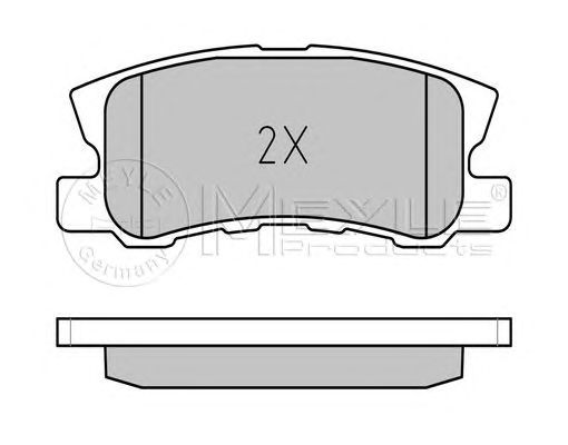 set placute frana,frana disc MITSUBISHI PAJERO 99-