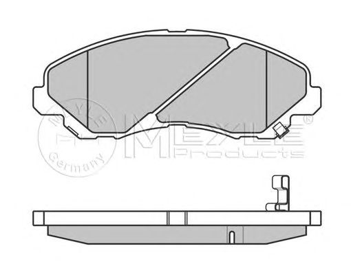 set placute frana,frana disc MITSUBISHI GALANT 00-/LANCER 08-/ASX 10-/PEUGEOT 4008 12-