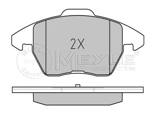 set placute frana,frana disc CITROEN C4 2,0 04-11