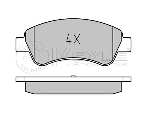 set placute frana,frana disc CITROEN BERLINGO/C2/C3/DS3/XSARA/206/207/208/307