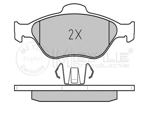 set placute frana,frana disc FORD FUSION 02-