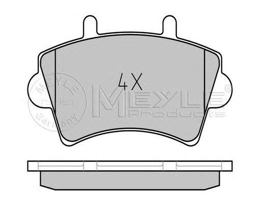 set placute frana,frana disc RENAULT MASTER