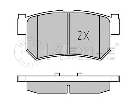 set placute frana,frana disc SSANGYONG KYRON/REXTON/ACTYON 02-