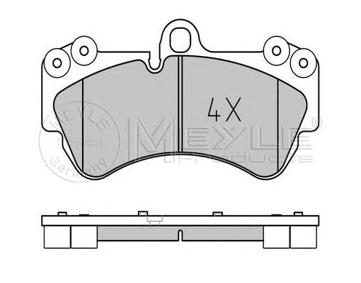 set placute frana,frana disc VW TOUAREG 2,5T