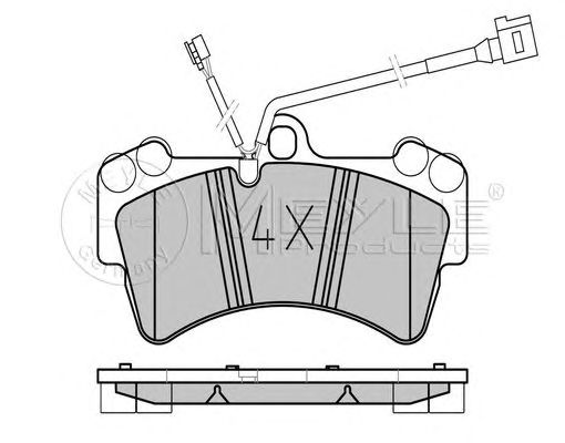 set placute frana,frana disc PORSCHE CAYENNE