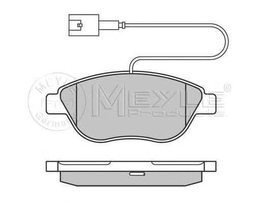 set placute frana,frana disc FIAT STILO 1,8 16V/1,9D