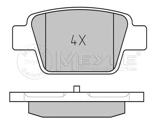 set placute frana,frana disc FIAT STILO 01-