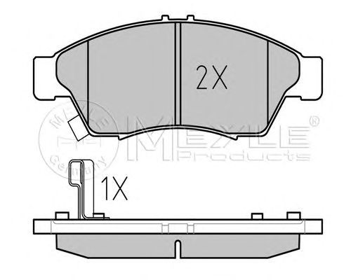 set placute frana,frana disc SUZUKI LIANA 01-