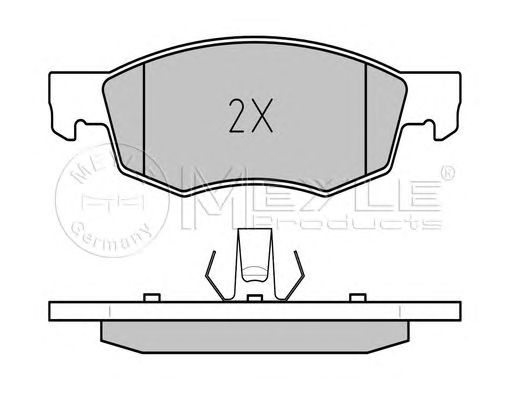 set placute frana,frana disc FIAT DOBLO 00-