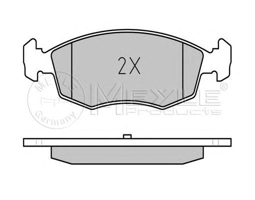 set placute frana,frana disc FIAT DOBLO 00-