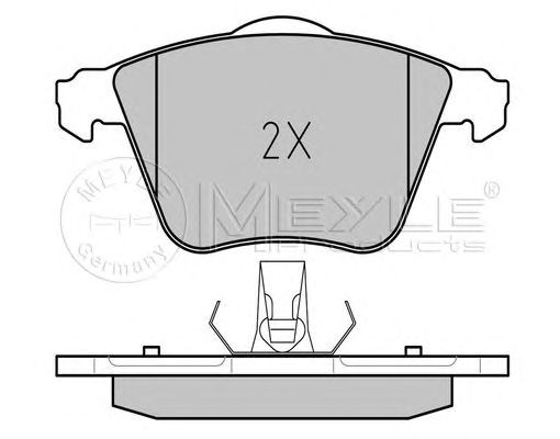 set placute frana,frana disc VOLVO S40/V50