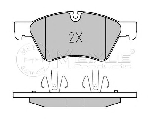 set placute frana,frana disc MERCEDES-BENZ W164 ML/X164