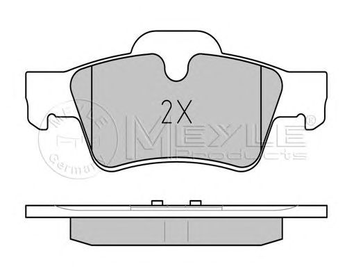 set placute frana,frana disc MERCEDES-BENZ W164/251