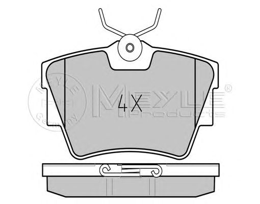 set placute frana,frana disc RENAULT TRAFIC