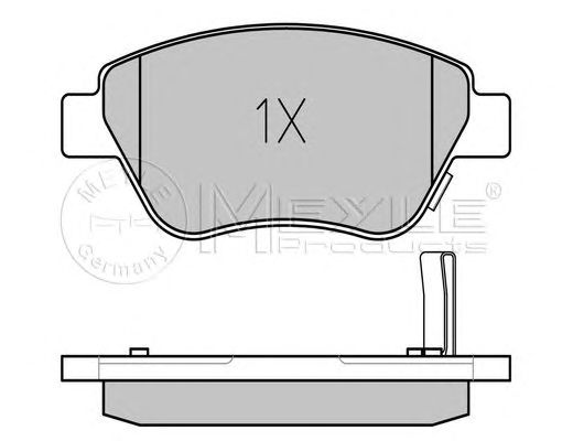 set placute frana,frana disc OPEL CORSA D 1,0-1,7 06-