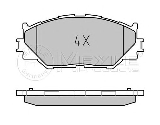 set placute frana,frana disc LEXUS IS 220D/250 05-