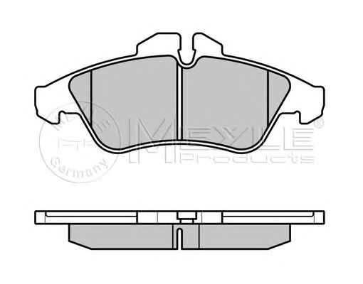 set placute frana,frana disc MERCEDES-BENZ SPRINTER 208-314 95-/VITO/LT 96-