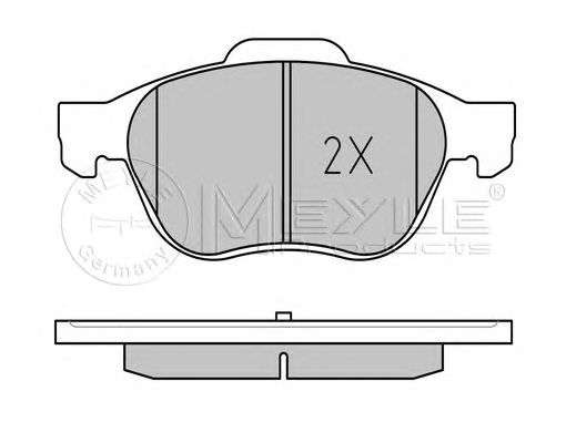 set placute frana,frana disc TOYOTA AVENSIS 01-03/AVENSIS VERSO 2,0D4D -05