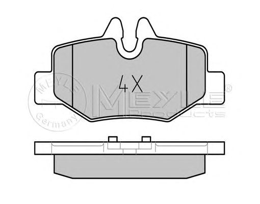 set placute frana,frana disc MERCEDES-BENZ VITO/VIANO